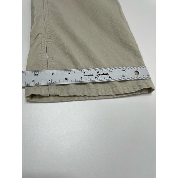 Y2K Vintage Old Navy Mid Rise Straight Leg Corduroy Jeans 100% Cotton Beige 8 - Picture 10 of 10